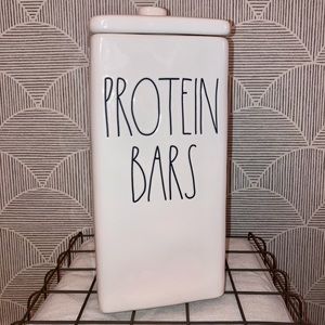 Rae Dunn Protein Bars Canister
